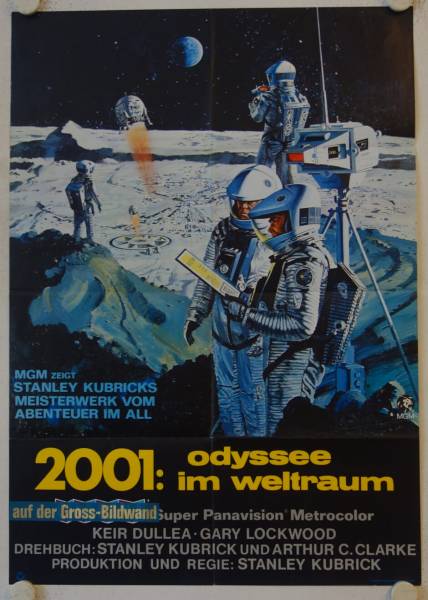 2001 - A Space Odyssey original release german movie poster